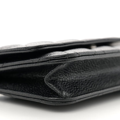 Chanel Caviar Quilted Wallet on Chain WOC Black 9 of 11