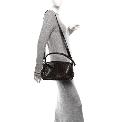 Fendi Eel Lui Medium Shoulder Bag Burgundy 2 of 10