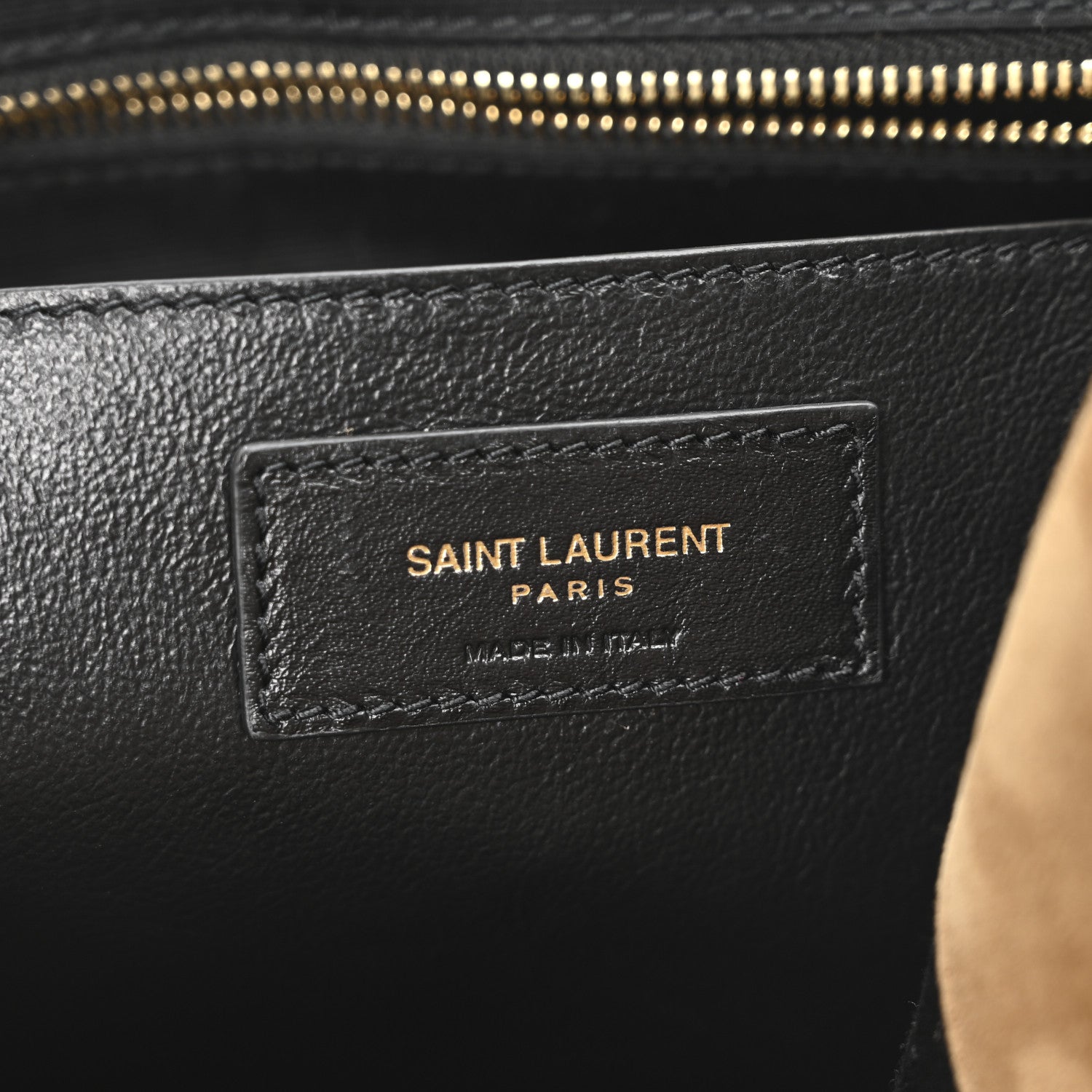 Saint Laurent Suede Matelasse Monogram Medium Jamie 4.3 Golden Leaf 6 of 10