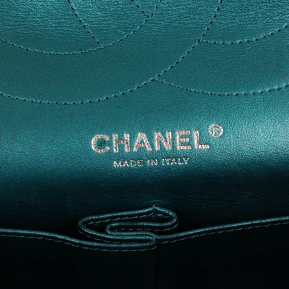 Chanel Metallic Calfskin Quilted 2.55 Reissue 227 Flap Turquoise 6 of 10