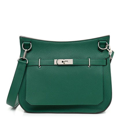 Hermes Taurillon Clemence Jypsiere 28 Malachite 1 of 10