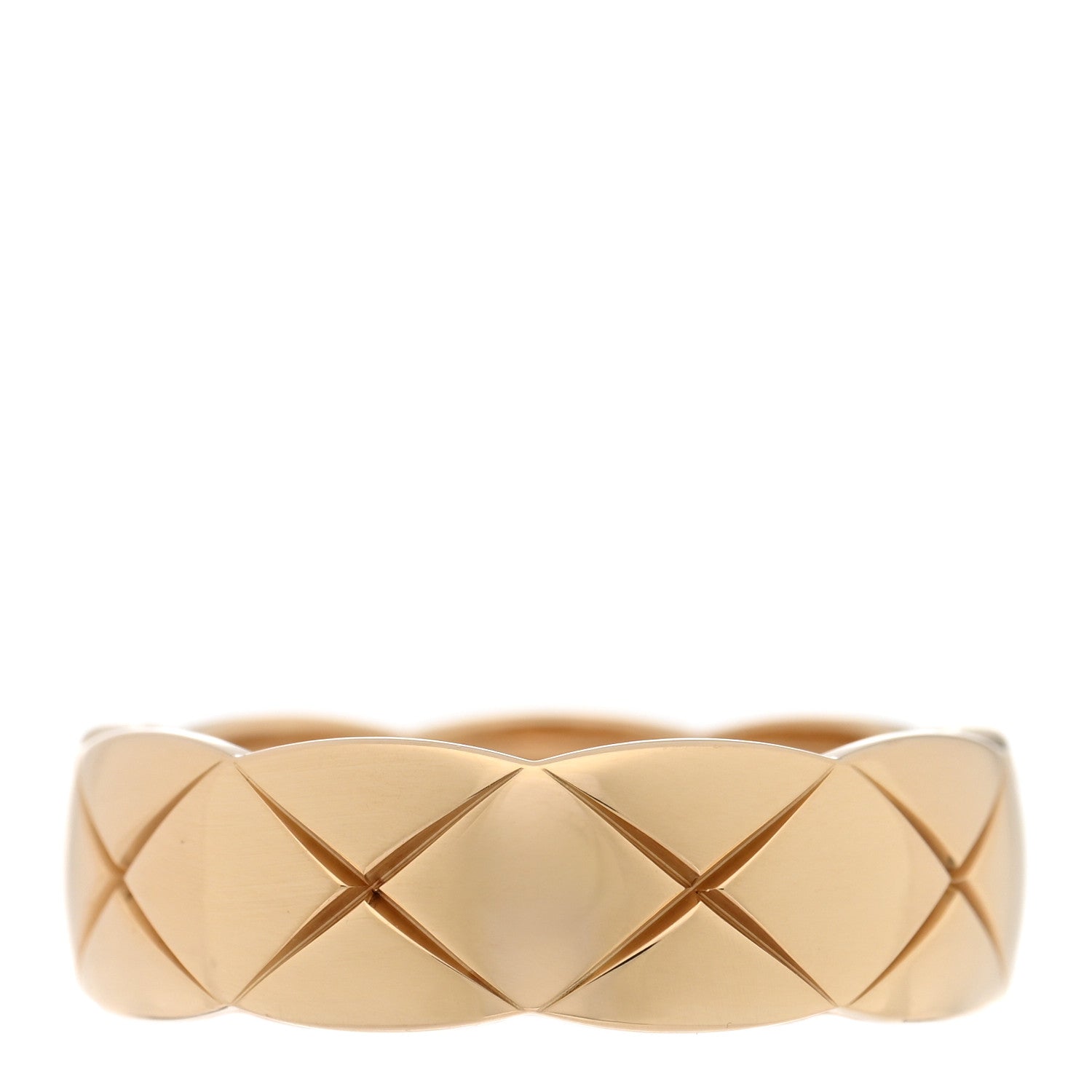 Chanel 18K Beige Gold Small Coco Crush Ring 59 8.75 3 of 4