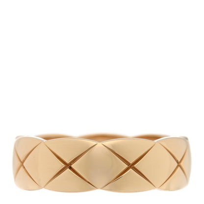 Chanel 18K Beige Gold Small Coco Crush Ring 59 8.75 3 of 4