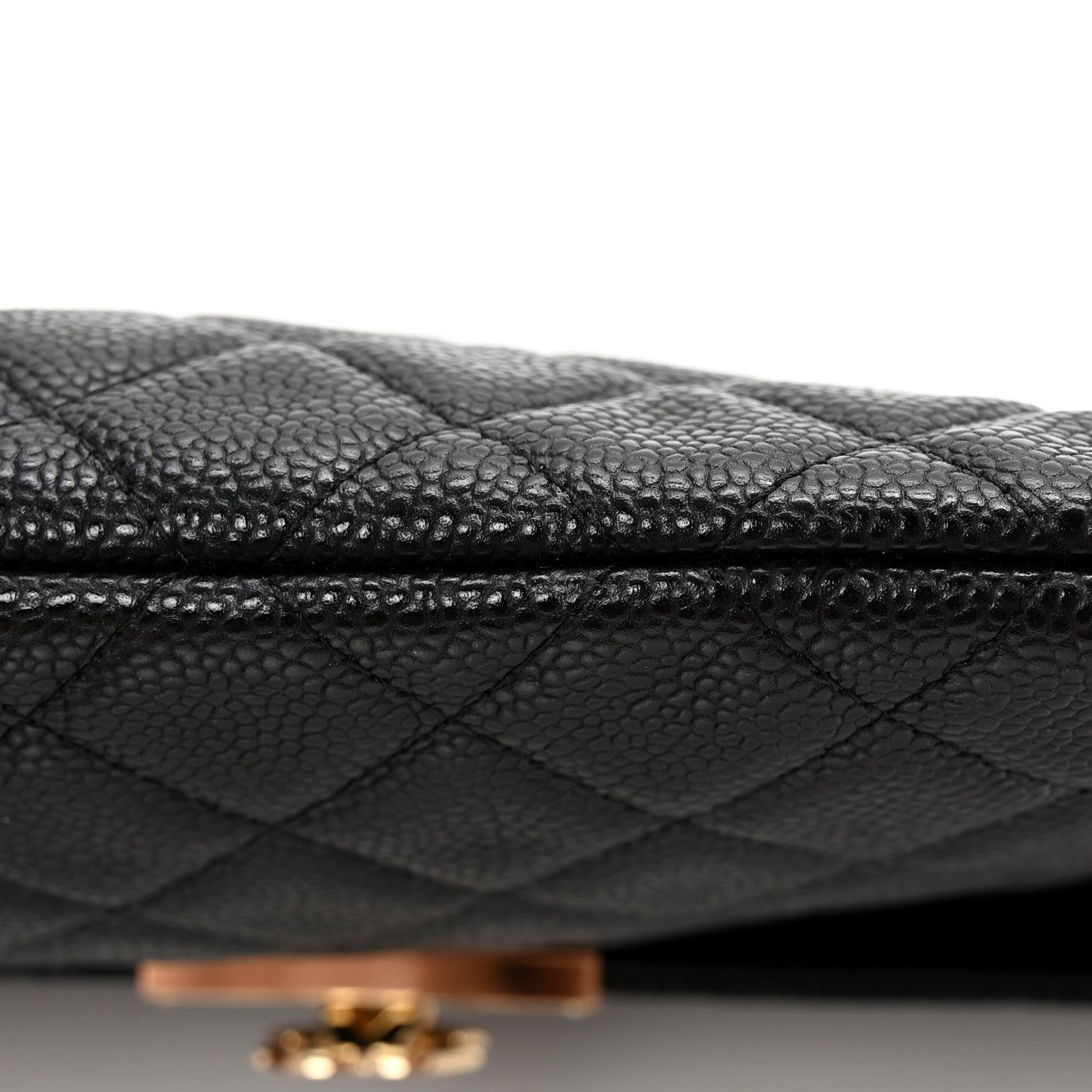 Chanel Caviar Quilted Medium Golden Class Pouch Black 10 of 11