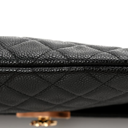 Chanel Caviar Quilted Medium Golden Class Pouch Black 10 of 11