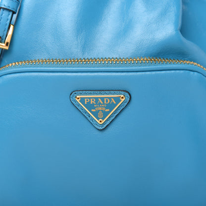Prada Light Calfskin Saffiano Mini Bucket Crossbody Bag Voyage 10 of 10