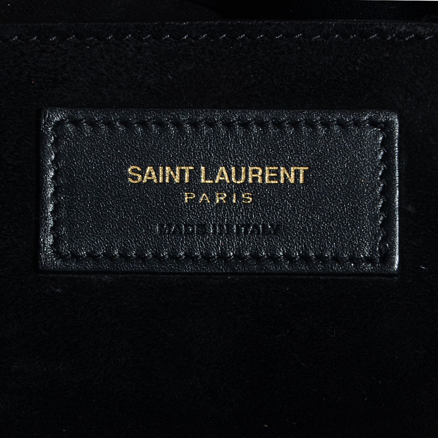 Saint Laurent Calfskin Large Emmanuelle Bucket Bag Black 6 of 8