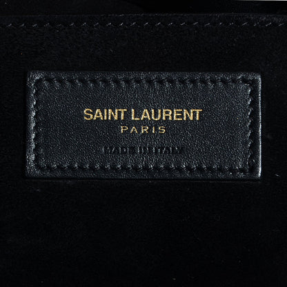 Saint Laurent Calfskin Large Emmanuelle Bucket Bag Black 6 of 8