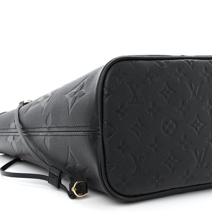 Louis Vuitton Empreinte Monogram Giant Neverfull MM Black 10 of 11
