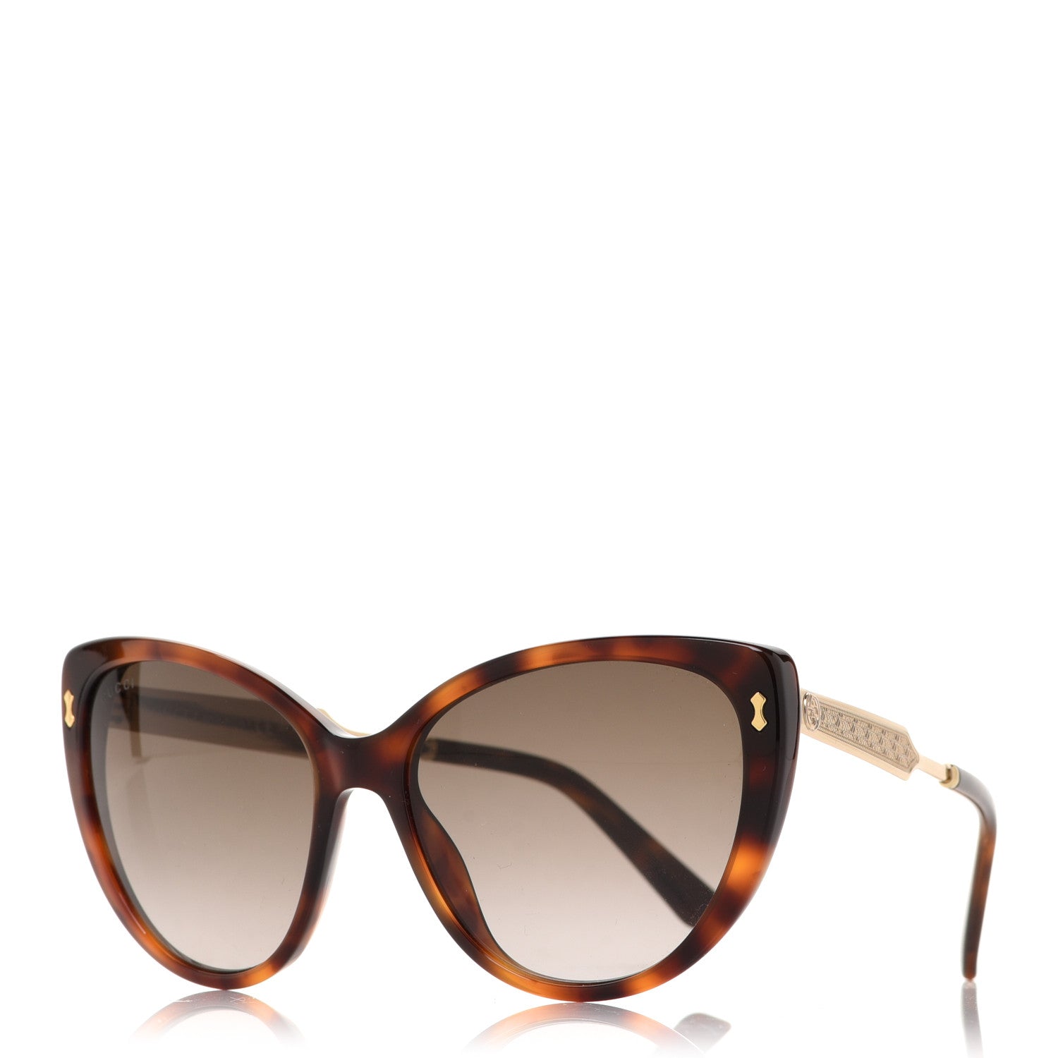 Gucci Cat Eye Sunglasses GG3804/S Tortoise 1 of 7