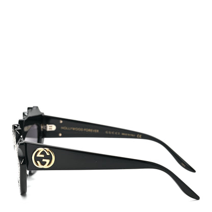 Gucci Acetate Cat Eye Hollywood Forever Sunglasses GG00781S Black 3 of 6