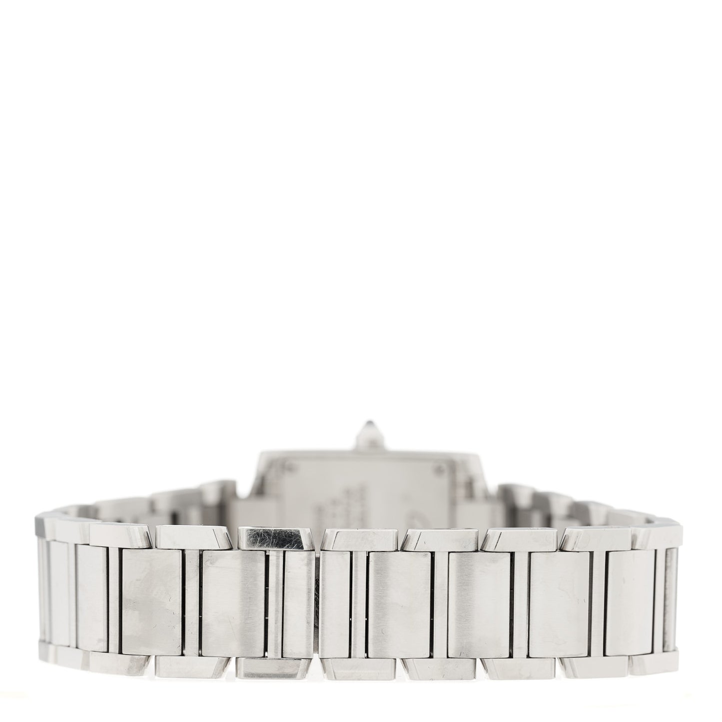 Stainless Steel Diamond Bezel 20mm Tank Francaise Quartz Watch