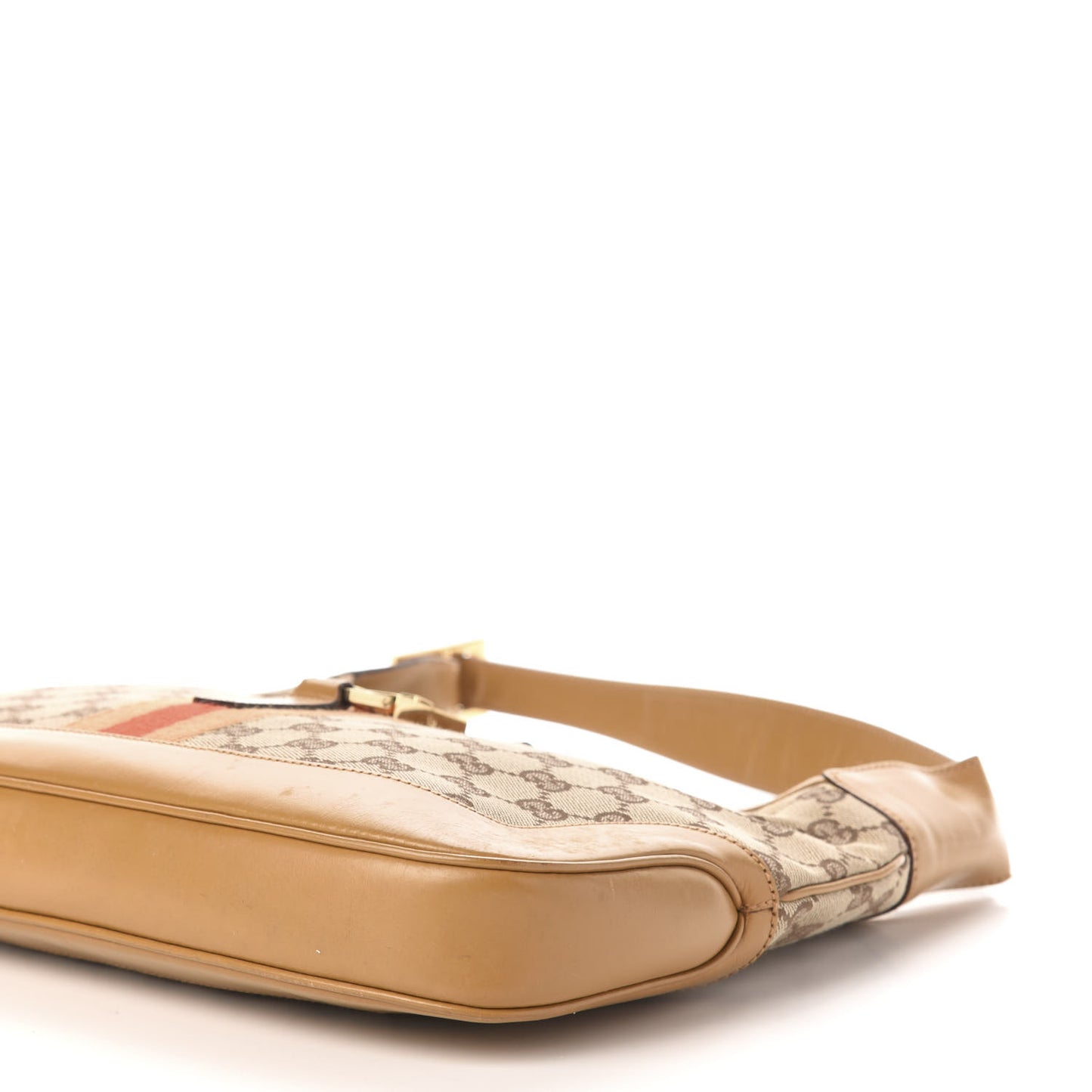 Monogram Web Jackie O Hobo Tan