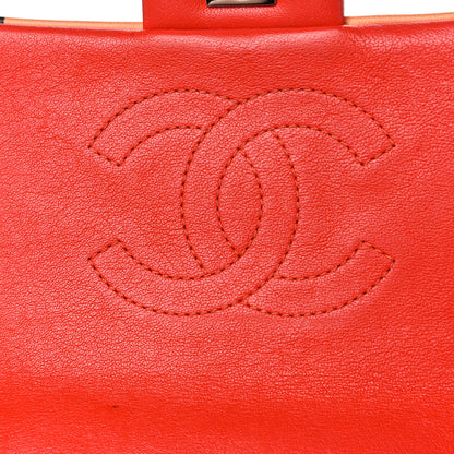 Chanel Lambskin Plexiglass Quilted Small Cuba Color Flap Red Multicolor 13 of 17