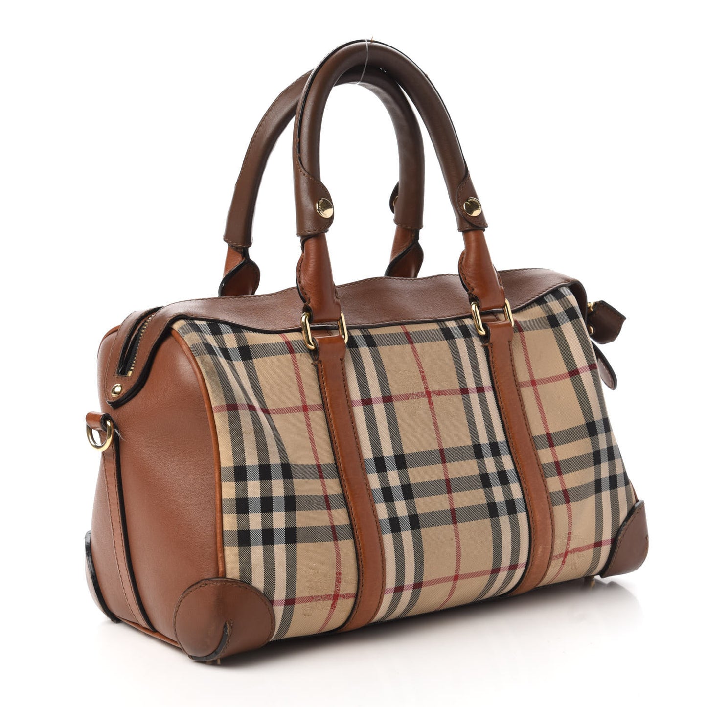 Horseferry Check Medium Alchester Satchel Tan