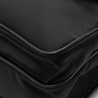 Prada Tessuto Nylon Saffiano Logo Messenger Bag Black 13 of 14