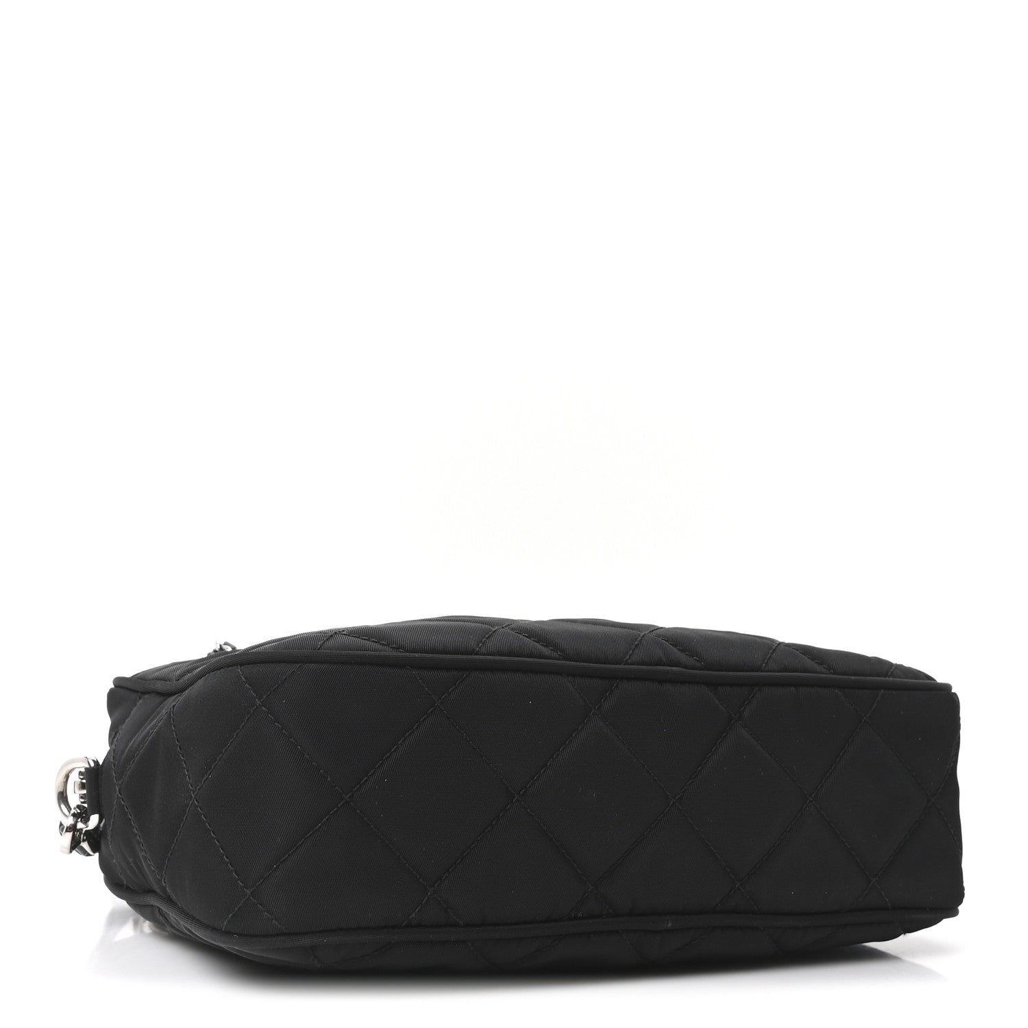 Prada Nylon Tessuto Impuntu Quilted Bandoliera Crossbody Bag Black 4 of 10