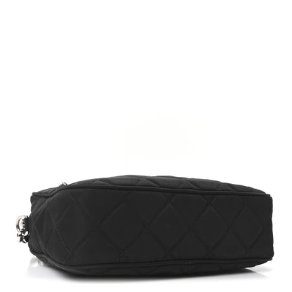 Prada Nylon Tessuto Impuntu Quilted Bandoliera Crossbody Bag Black 4 of 10