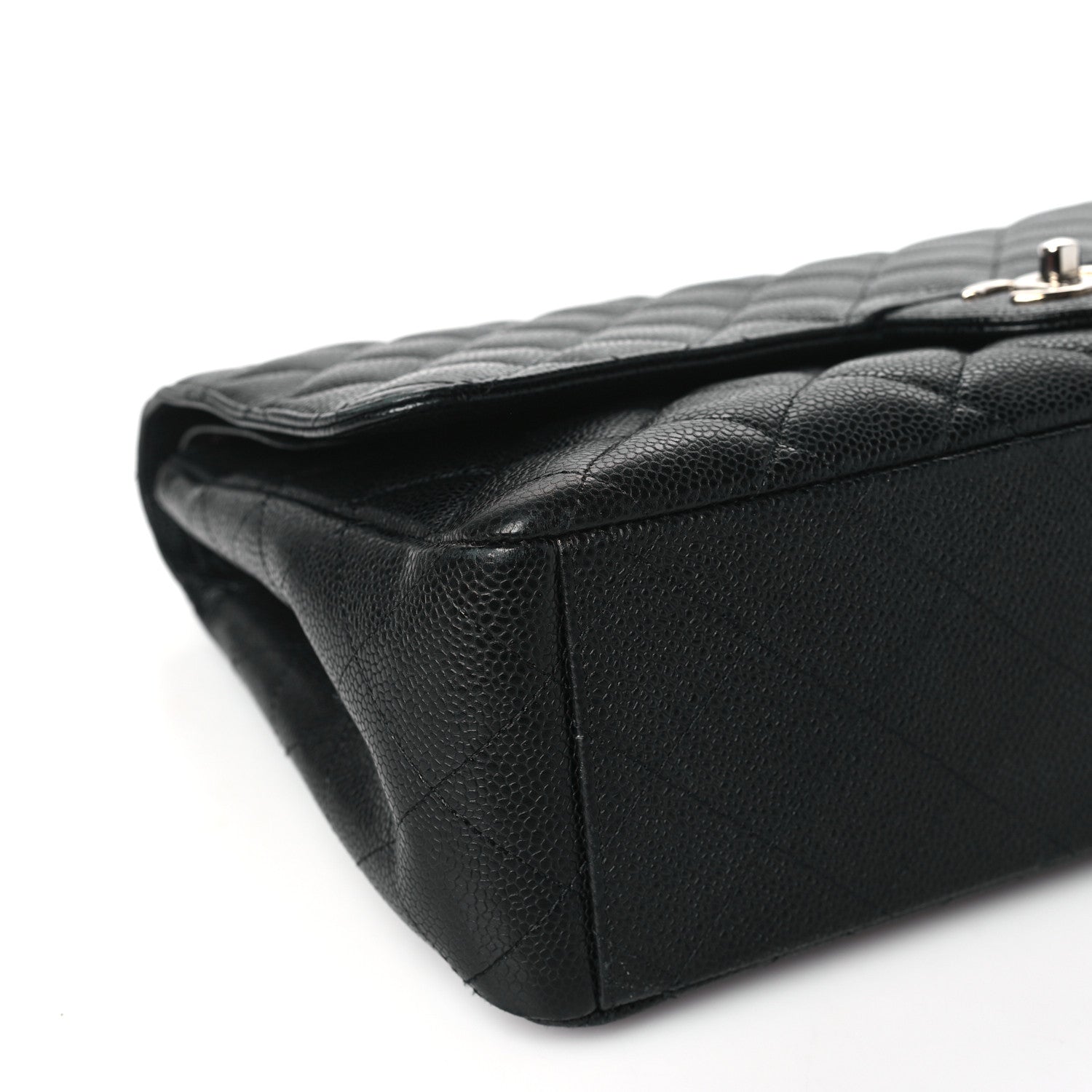 Chanel Caviar Quilted Maxi Double Flap Black 9 of 10