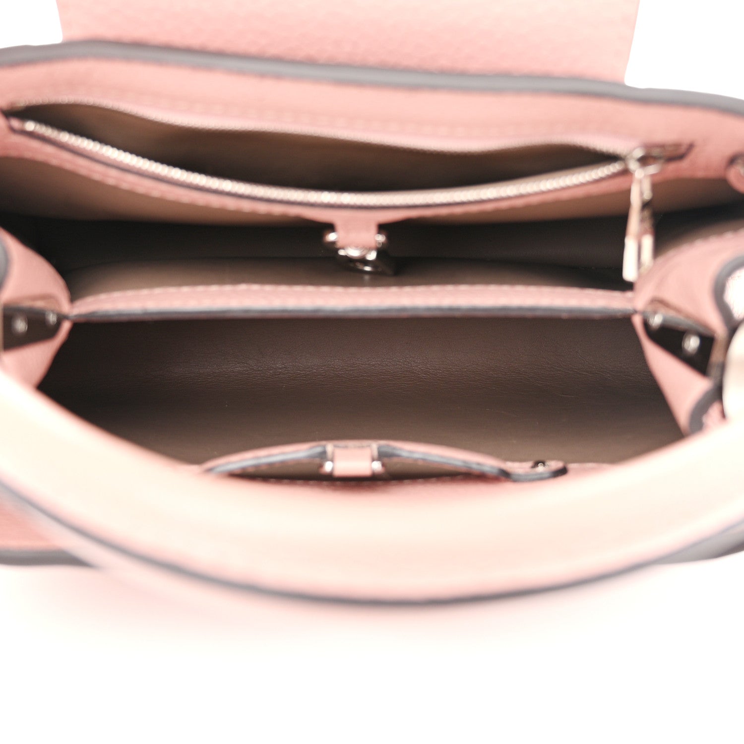 Louis Vuitton Taurillon Capucines BB Magnolia 5 of 9