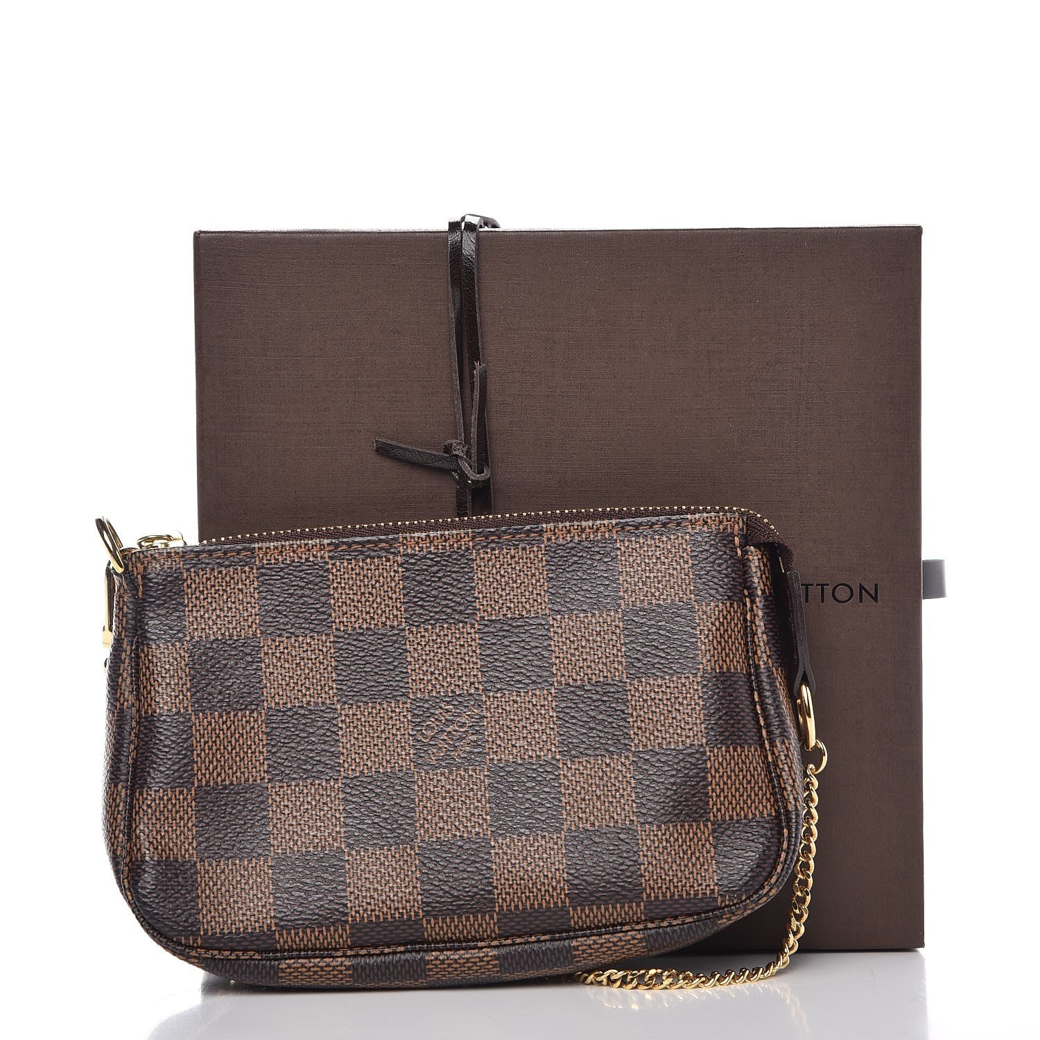 Louis Vuitton Damier Ebene Mini Pochette Accessories 8 of 8