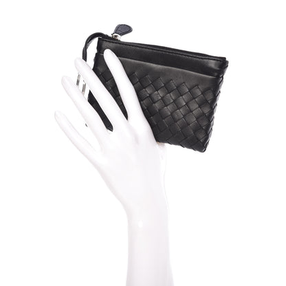 Bottega Veneta Nappa Intrecciato Key Holder Black 2 of 9