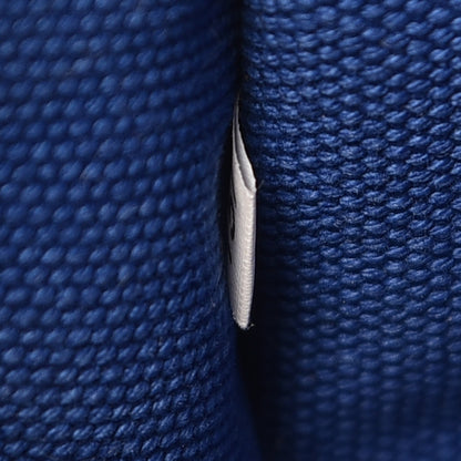 Prada Canapa Tote Blue White 9 of 14