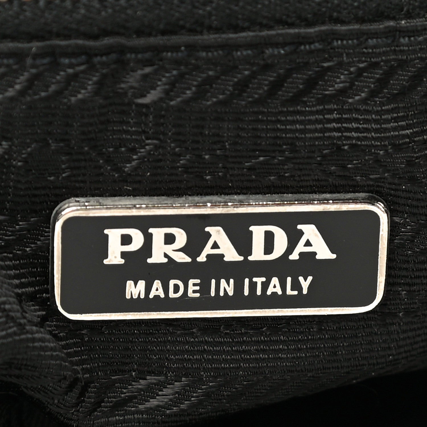 Prada Tessuto Nylon Pochette Bag Black 6 of 20