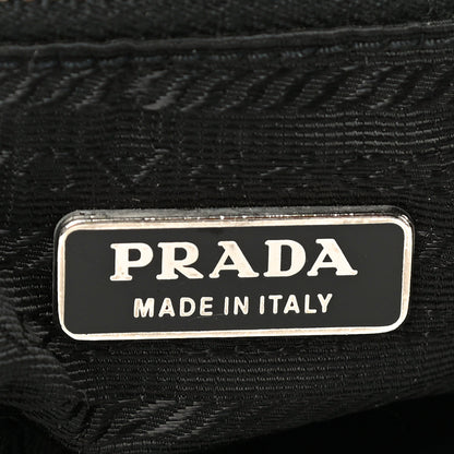 Prada Tessuto Nylon Pochette Bag Black 6 of 20