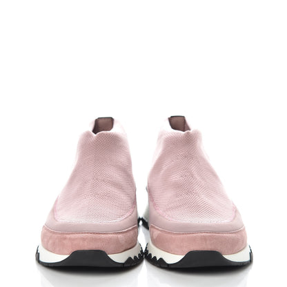 Hermes Mesh Technical Canvas Womens Tokyo Sneakers 37 Rose 2 of 9