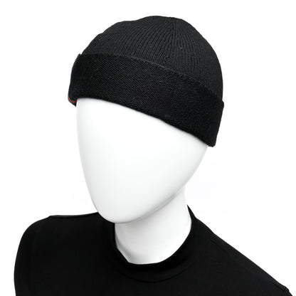 Gucci Wool Knit Web Beanie Hat S Black 2 of 5