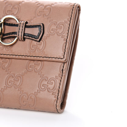 Gucci Guccissima Emily Continental Wallet Camelia 8 of 11