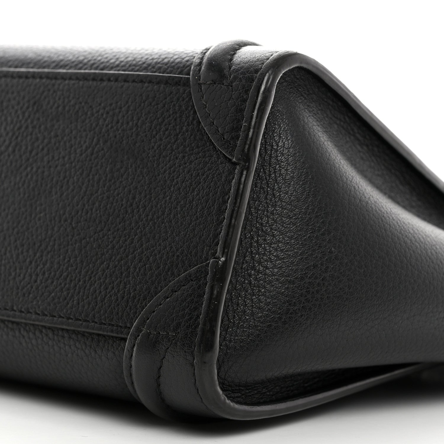 Celine Drummed Calfskin Nano Luggage Black 11 of 12