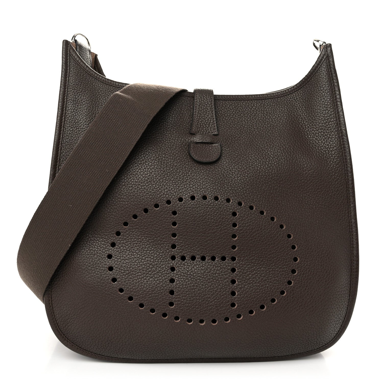 Hermes Taurillon Clemence Evelyne III GM Cocoa 1 of 11