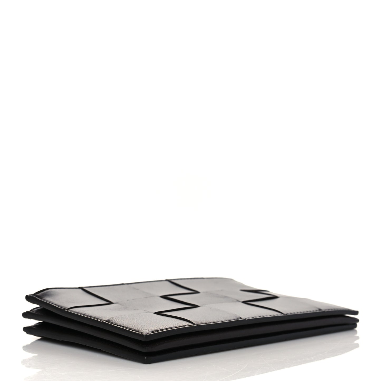 Nappa Maxi Intrecciato Zip Pouch Fondant