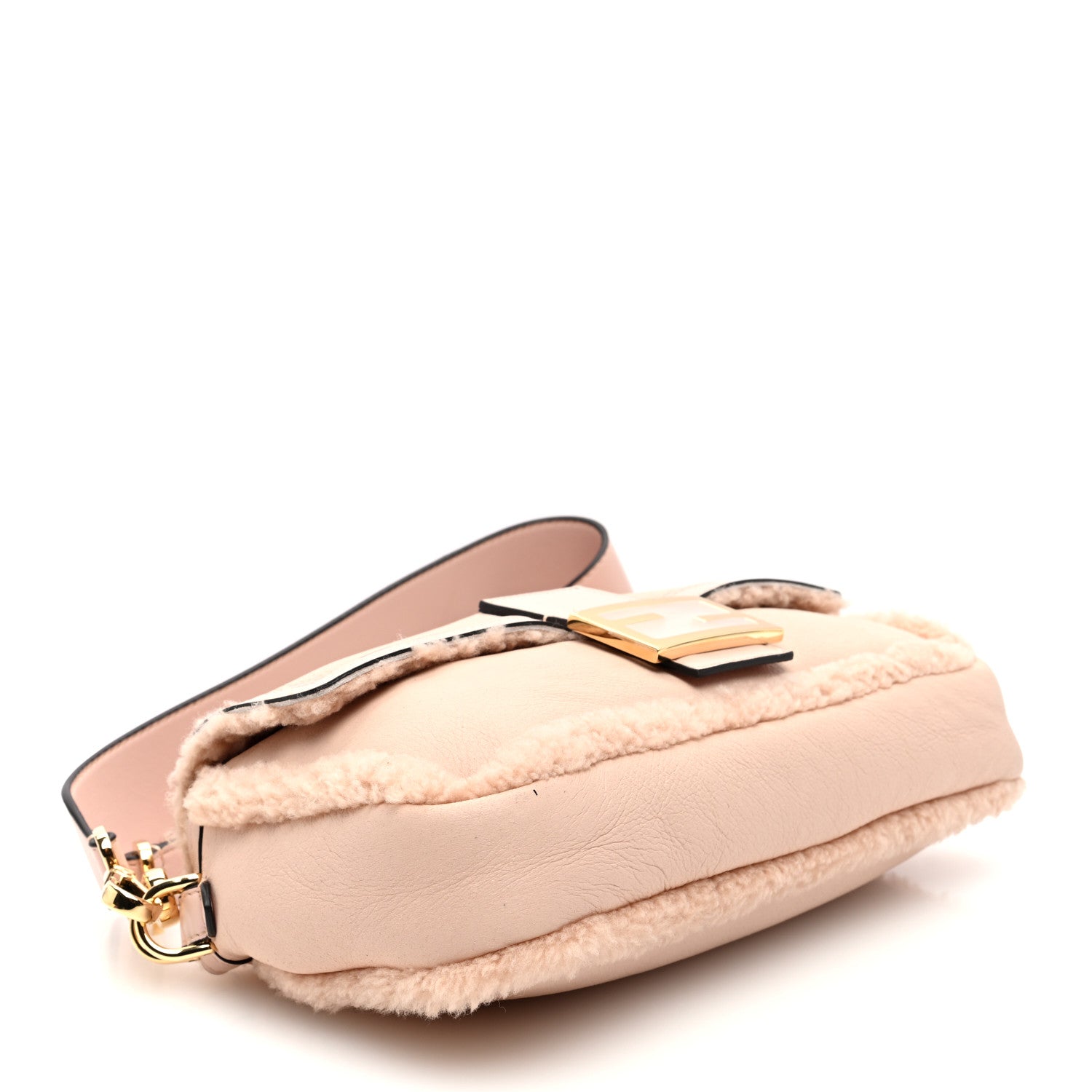Fendi Lambskin Shearling Baguette Soap 4 of 10