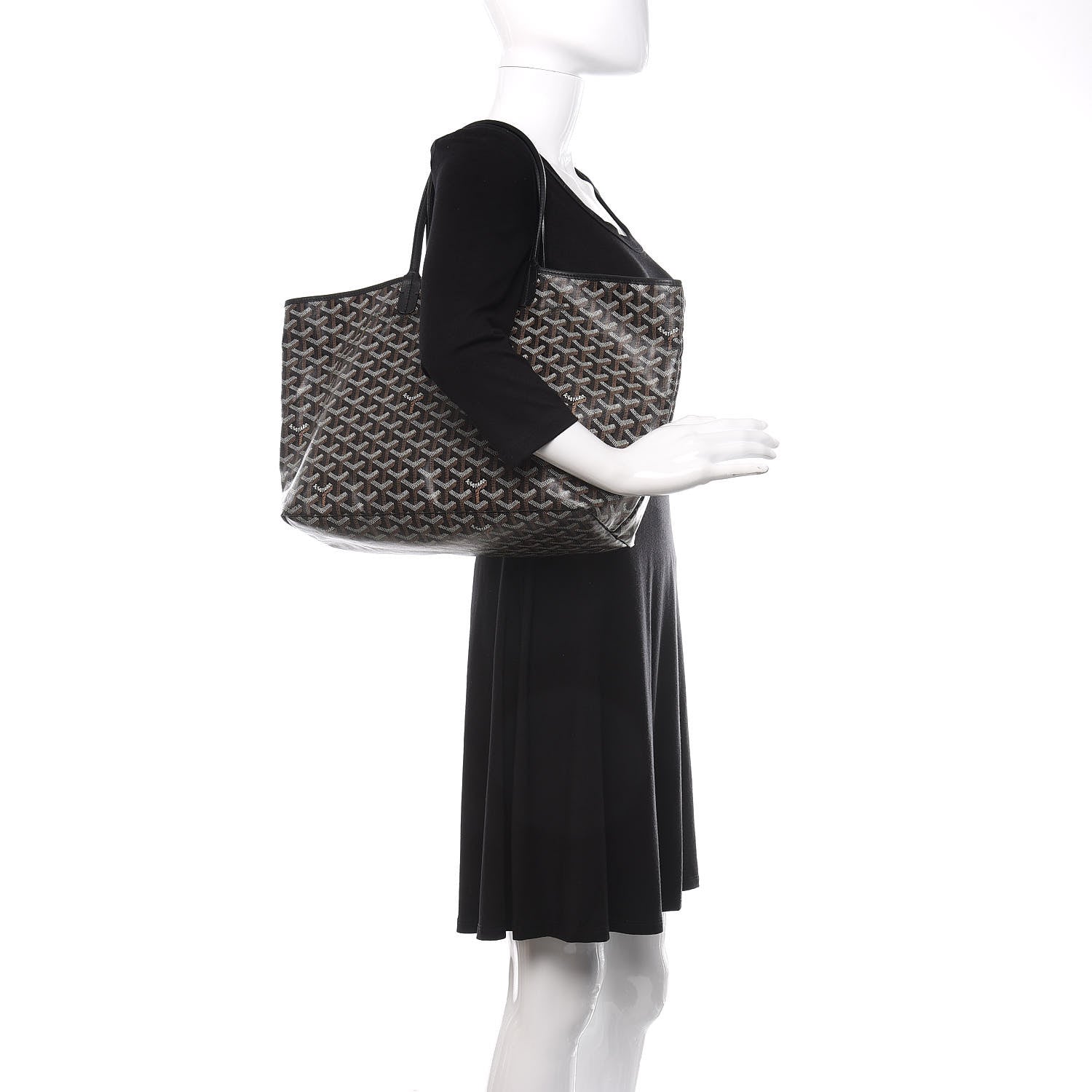 Goyard Goyardine Saint Louis PM Black 2 of 17