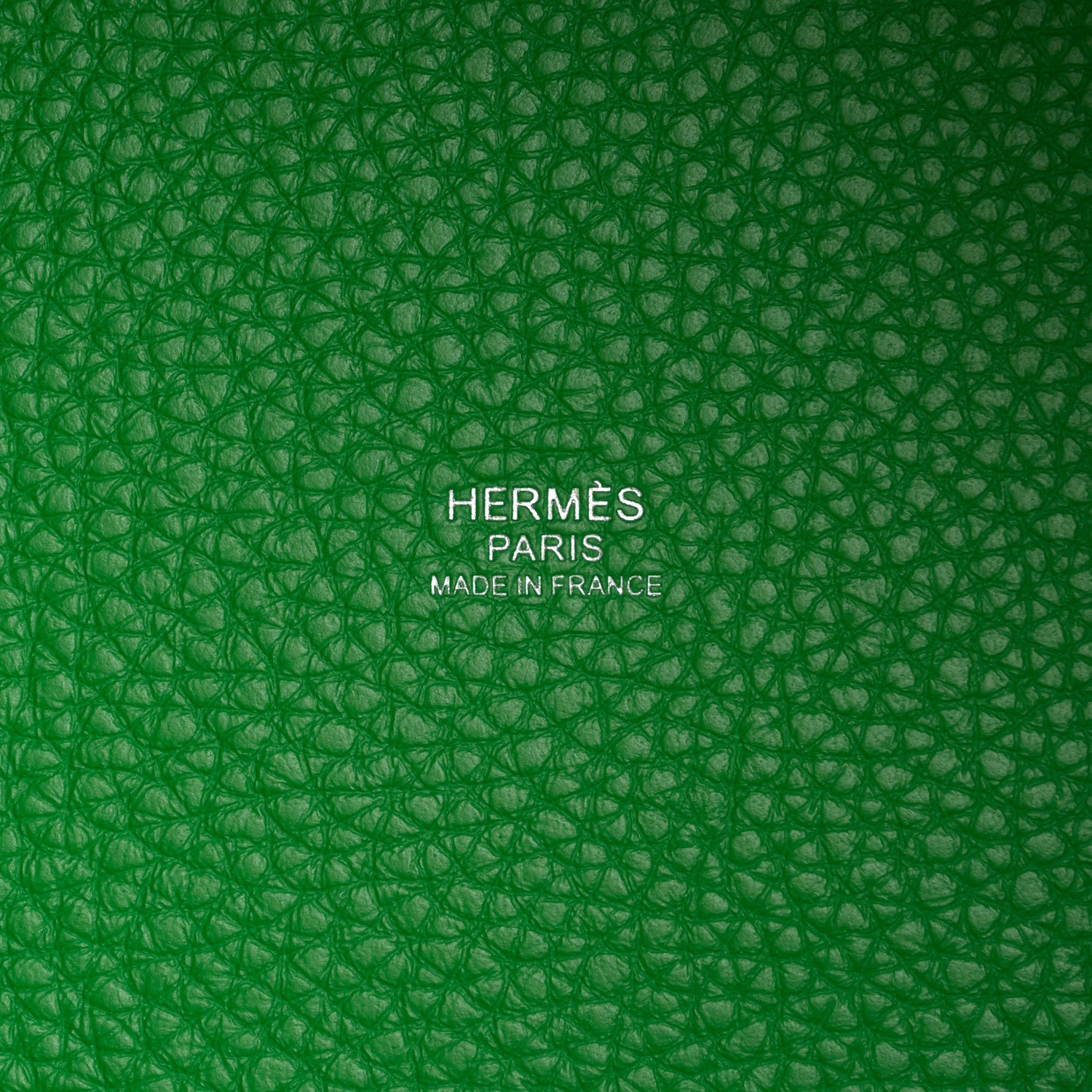 Hermes Taurillon Clemence Monochrome Picotin Lock 18 PM Bambou 6 of 11