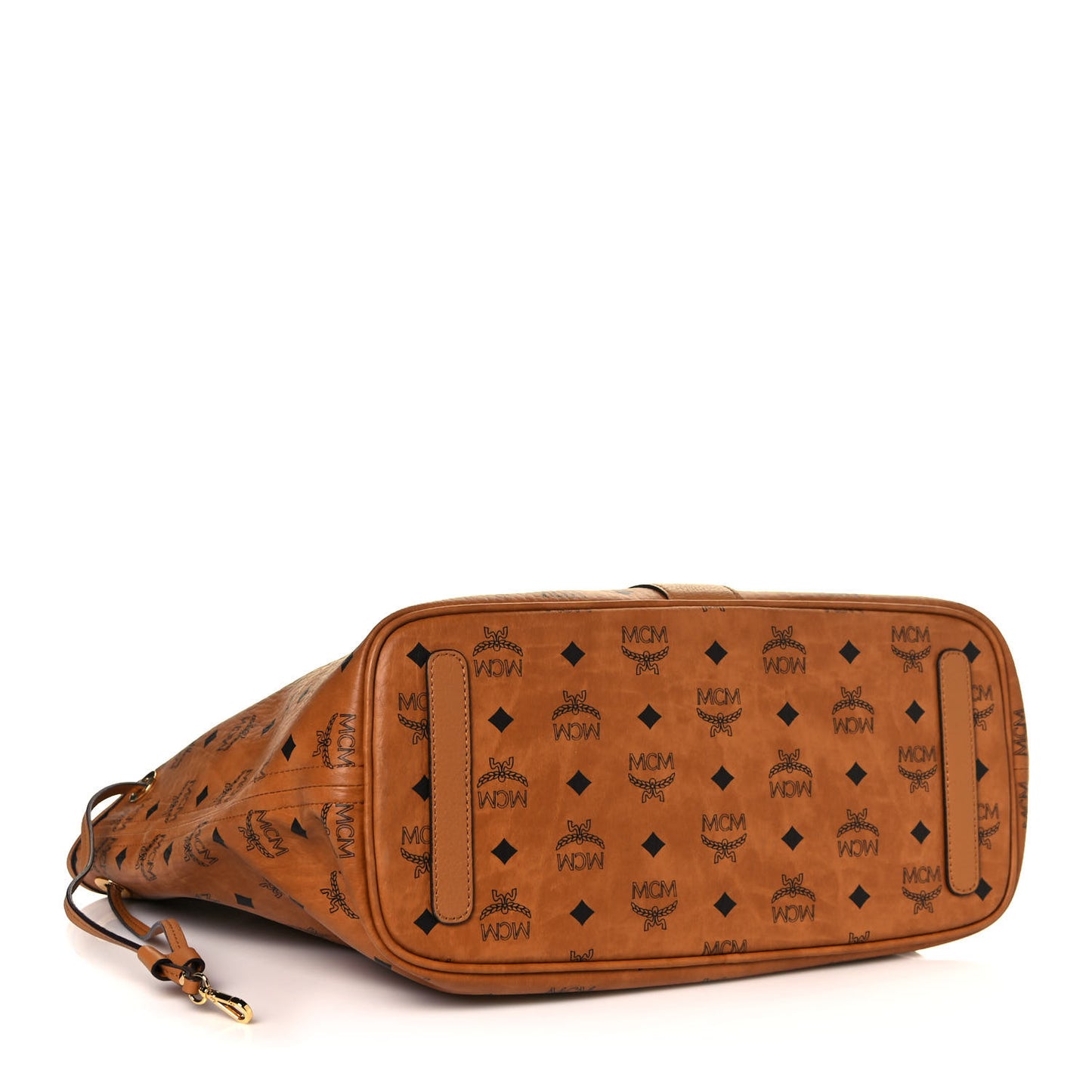 Visetos Medium Liz Reversible Shopper Tote Cognac