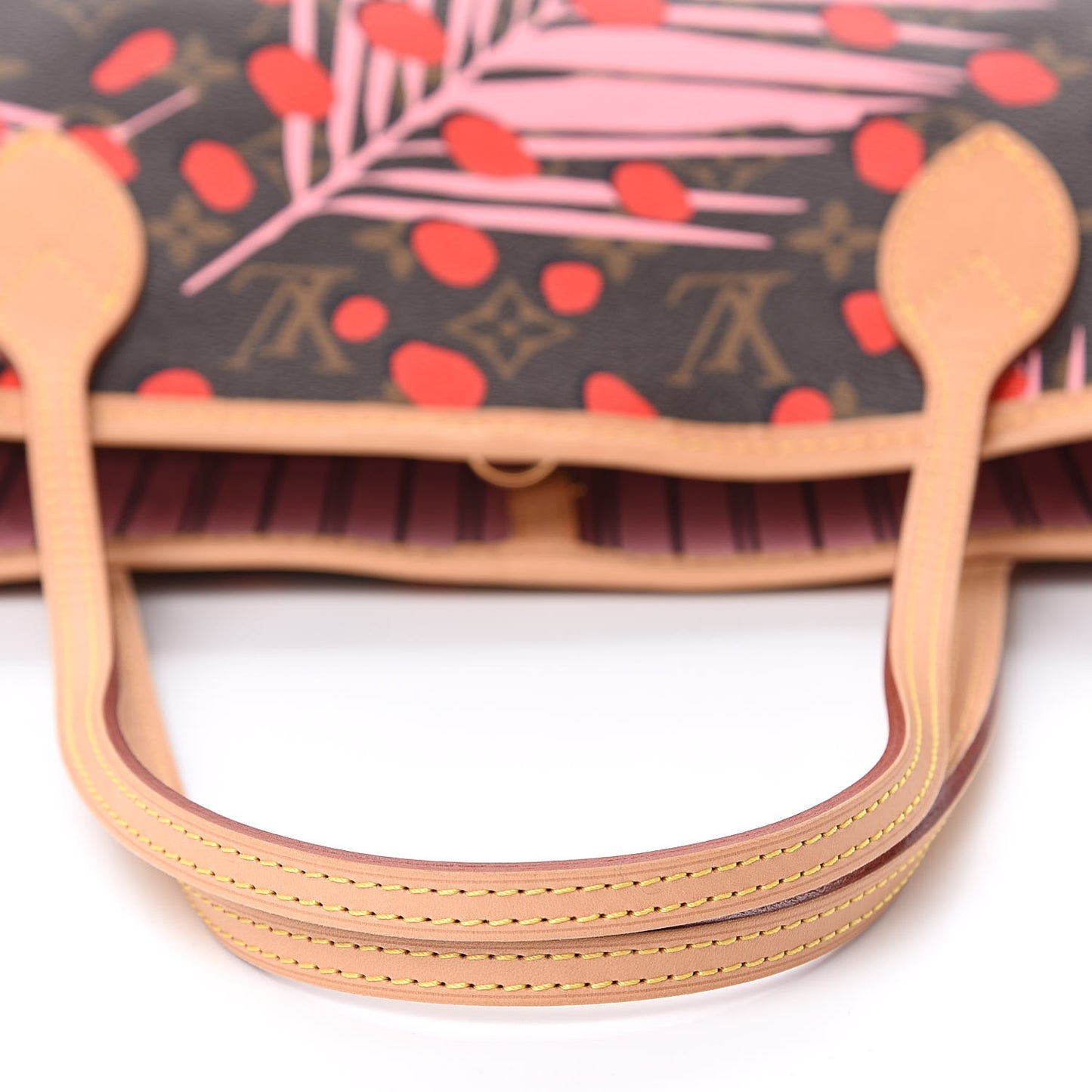 Monogram Jungle Dots Neo Neverfull MM Sugar Pink Poppy