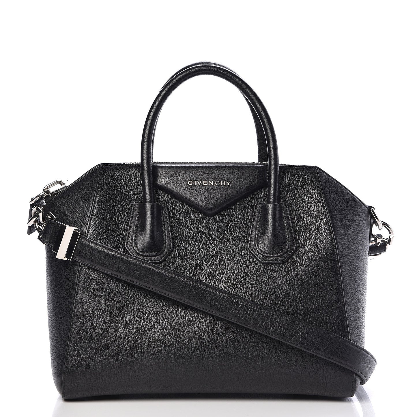 Sugar Goatskin Small Antigona Black