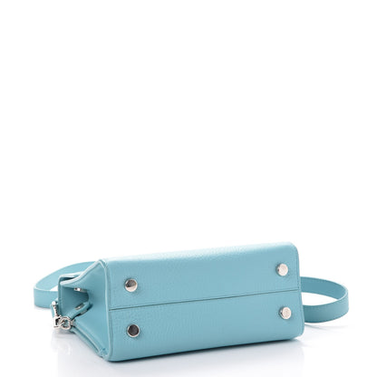 Christian Dior Bullcalf Mini Diorever Flap Sky Blue 4 of 9