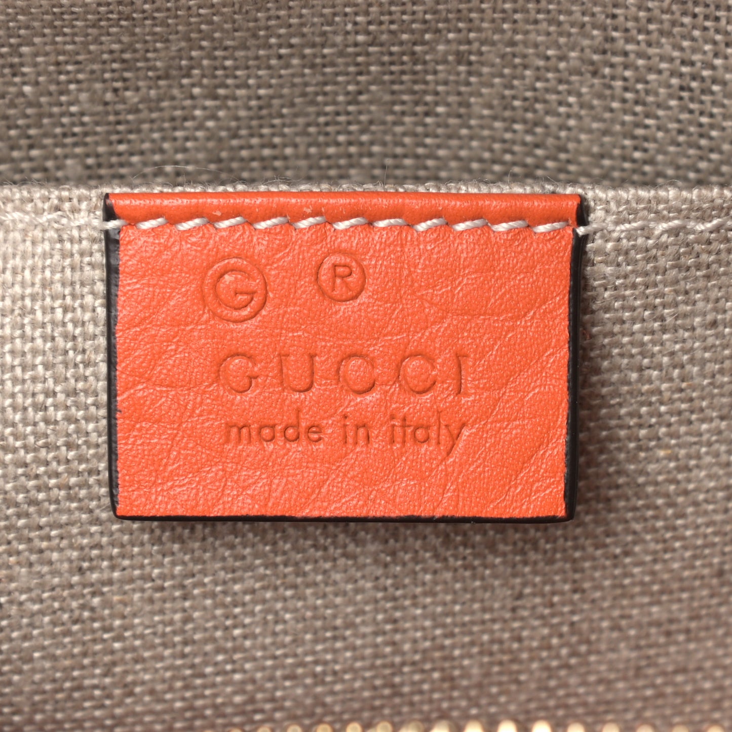 Soft Microguccissima Mini Bree Messenger Bag Sun Orange
