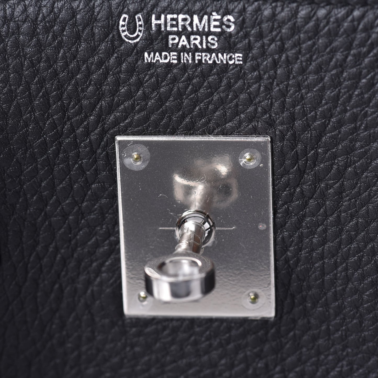 Togo Horseshoe Birkin 30 Black Etoupe