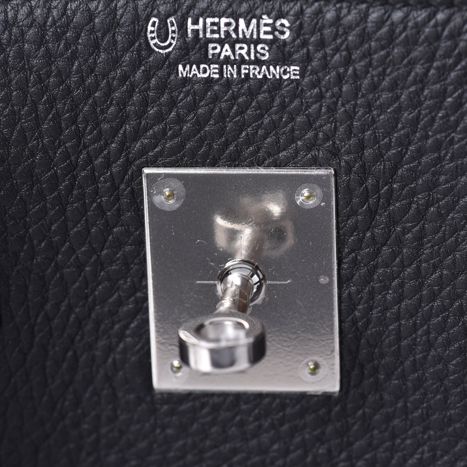Hermes Togo Horseshoe Birkin 30 Black Etoupe 11 of 33