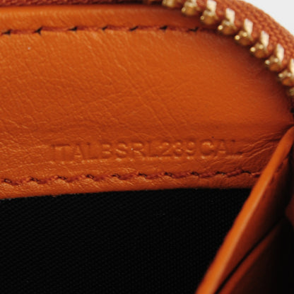 Burberry House Check Large Sartorial Ziggy Zip Around Wallet Copper Orange 7 of 7