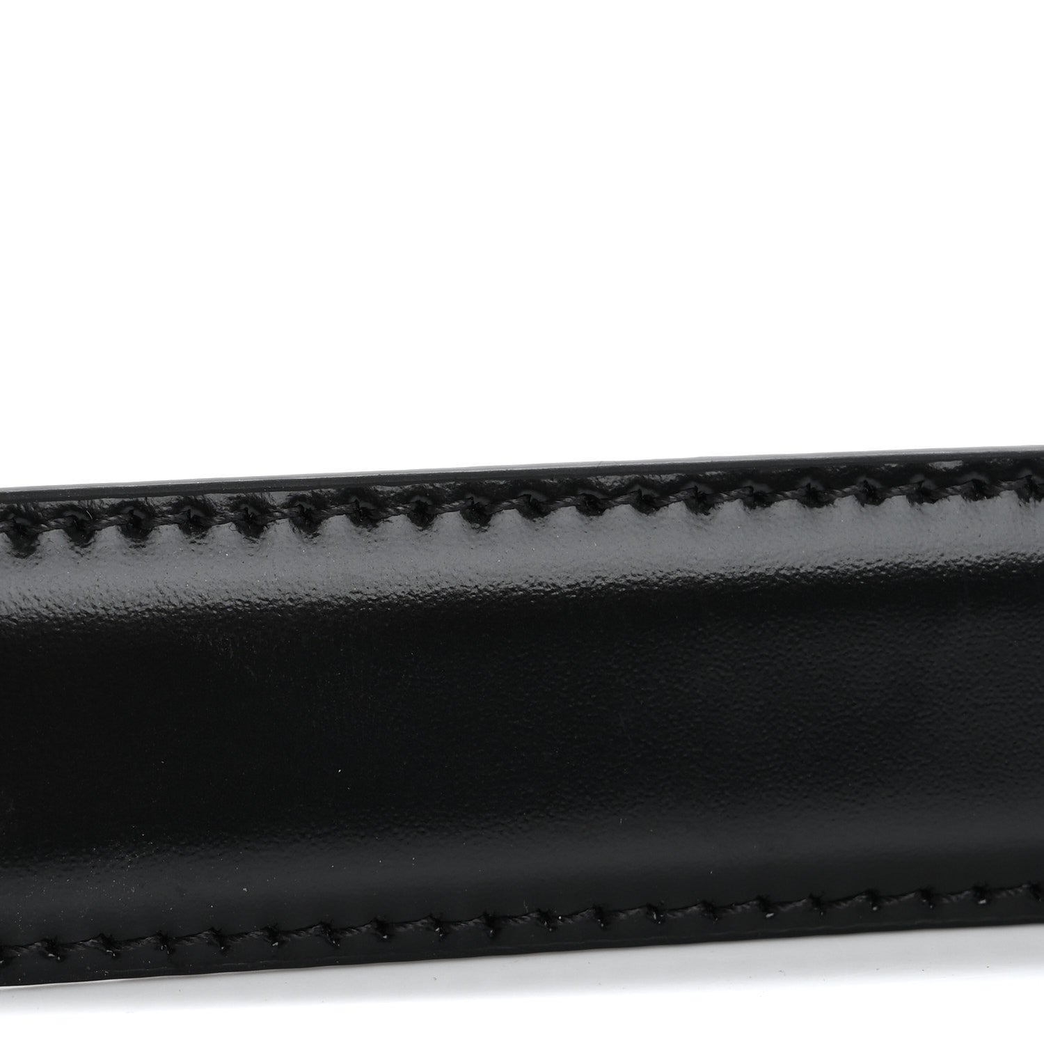 Celine Taurillon Calfskin Medium Triomphe Belt 85 34 Black 8 of 10