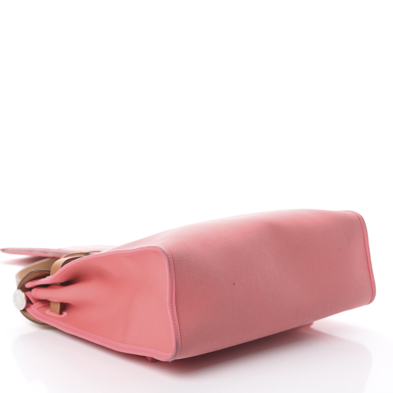 Hermes Vache Hunter Toile Herbag Zip 31 PM Rose Azalee Natural 4 of 8