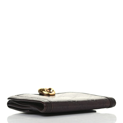 Gucci Guccissima Wave French Wallet Dark Brown 3 of 4