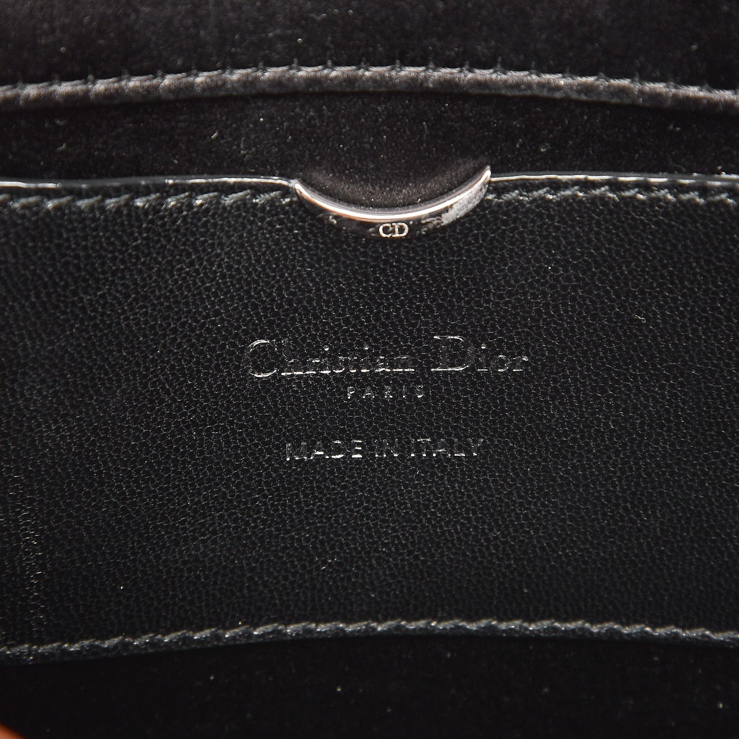 Satin Diorama Pochette Black